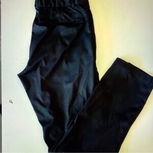 Nike black dress pants with elastic waistband Golf waist 32 length 34 inches